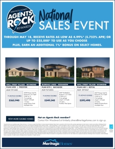 National Sale Sneak Peek! 4.99% + An Additional 1% Bonus on Select Homes