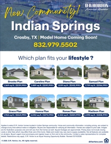 📢New Community in Crosby!!