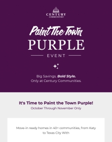 Painting Houston Purple with Up to $15k BTSA Across 40 Communities