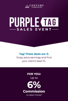 Purple Tag Sale STARTS NOW with up to 6% Commission