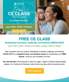 Residential Contracts CE &mdash; Free Class, June 16th