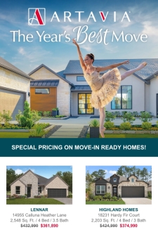 Special Pricing on Move-In Ready Homes!