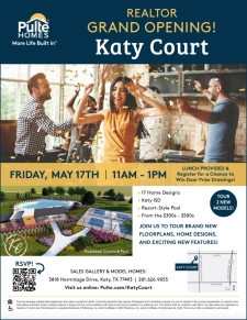 Tour Katy Court During Our Exclusive Realtor Grand Opening!