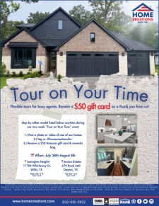Tour Our Model and Get a $50 Gift Card!