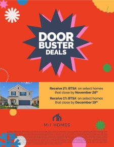 Up to 2% BTSA* On Select Move-In Ready Homes