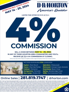 Up to 4% Commission at Select Communities!