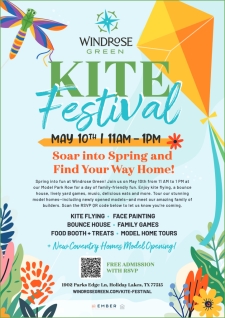 You're Invited! 🌻Spring Kite Festival Happening May 10th! RSVP Now.