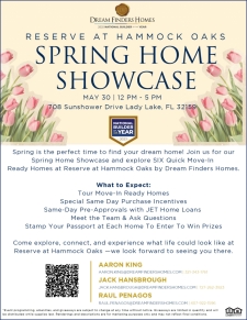 Reserve at Hammock Oaks Home Showcase