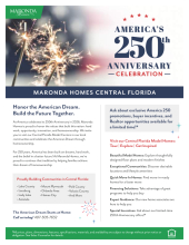 Celebrating 250 Years Maronda Homes