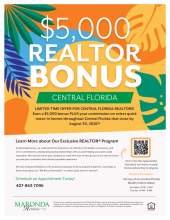 Summer Realtor Bonus 5K Realtor Bonus