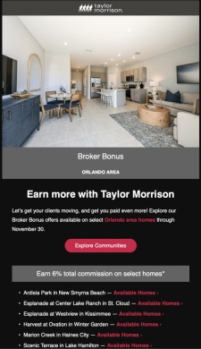 More Homes. More Bonuses. More Earnings.