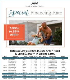 All New Homes Available Now!