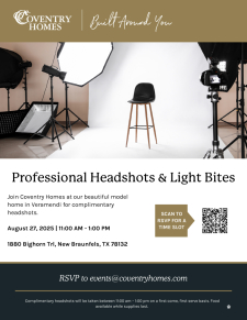 Free Professional Headshots at Veramendi