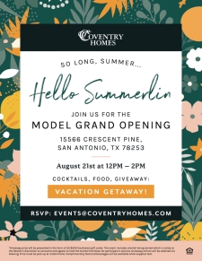 Model Grand Opening at Summerlin
