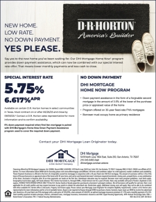 New Home. Low Rate. No Down Payment!