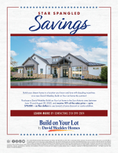 Star Spangled Savings - Build On Your Lot!