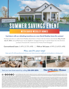 Summer Savings Event