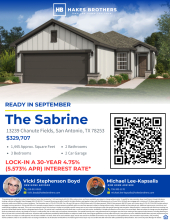 The Sabrine - Ready in September