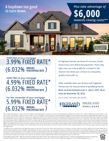Fixed Rates as Low as 3.99%!