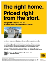 The Right Home. Priced Right from the Start.