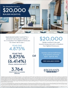 Let Your Clients Choose How to Use a $20,000 Builder Incentive!
