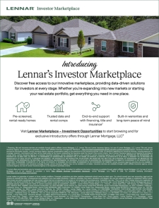 See What&rsquo;s New on Lennar Investor Marketplace!