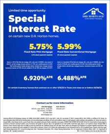 Special Interest Rates & 2/1 Buydown Program Available Now!