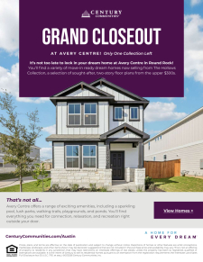 Grand Closeout at Avery Centre!