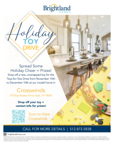 Holiday Toy Drive at Crosswinds