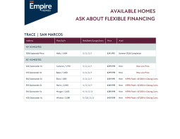 Trace - Available Inventory