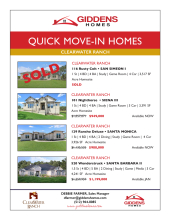 Clear Water Ranch Inventory