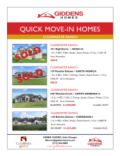 Clear Water Ranch Inventory