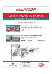 The Hollows on Lake Travis Inventory