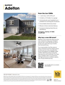 Adelton - New Community in Bastrop