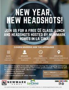 Free CE Class and Headshots at La Cima