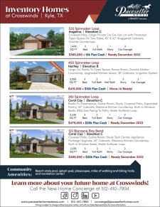 Available Homes in Crosswinds | Ask Us About Our Special Incentives | Highly Sought-After Community
