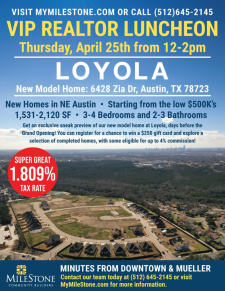 Join us at our VIP Realtor Luncheon in Loyola