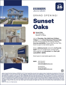 RSVP for our Grand Opening at Sunset Oaks in Maxwell, Texas! Right outside of San Marcos, Texas.