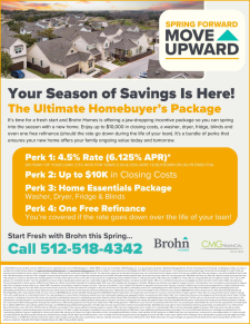 Spring Forward, Move Upward with Brohn's Incentive Package!