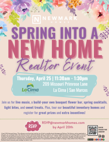 Spring Into La Cima for an Exclusive Realtor Event!