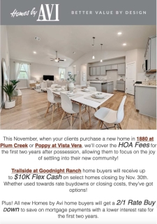 Your Clients Can Save BIG This November