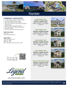 Ramble Inventory