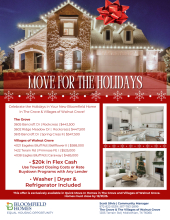 Move for the Holidays and Receive $20k Flex Cash on Select Homes