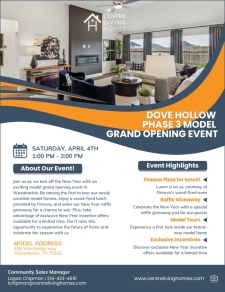 Dove Hollow Phase 3 Model Grand Opening