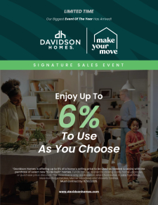 Enjoy Up to 6% Towards Soon-To-Be Built Homes