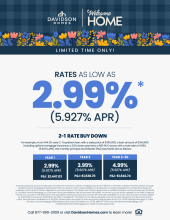 Limited Time Only Rates as Low as 2.99%*