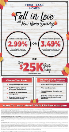 Fall in Love with New Home Savings