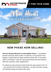 New Phase Now Selling at Burgess Meadows