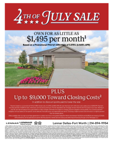 4th of July Sale