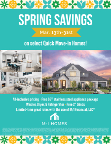 Spring Savings on Select Quick Move-In Homes!